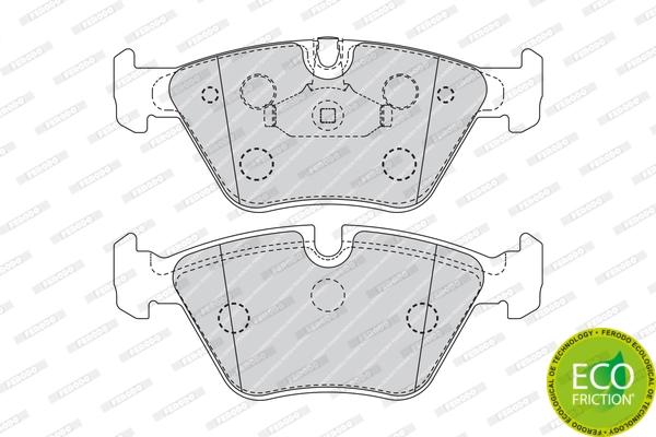 Brake Pad Set, disc brake PREMIER ECO FRICTION FDB4752
