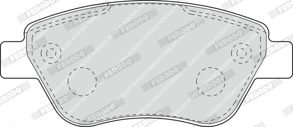 Brake Pad Set, disc brake PREMIER ECO FRICTION FDB1666