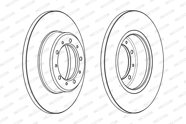 FERODO DDF2083C Brake Disc