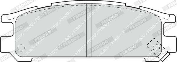 Brake Pad Set, disc brake PREMIER ECO FRICTION FDB790