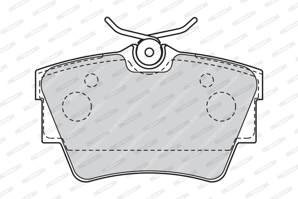 Brake Pad Set, disc brake PREMIER ECO FRICTION FVR1516