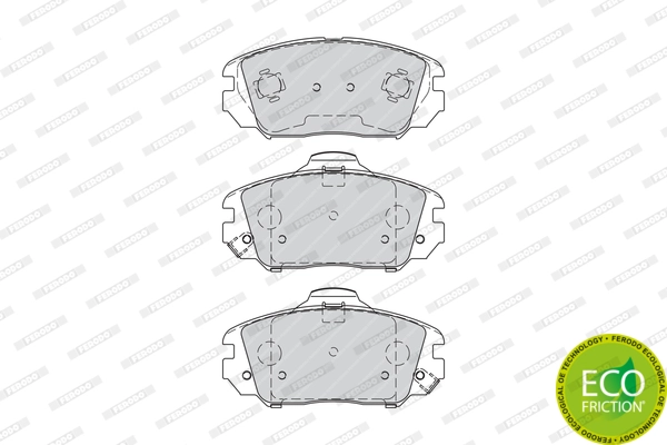 Brake Pad Set, disc brake PREMIER ECO FRICTION FDB4246