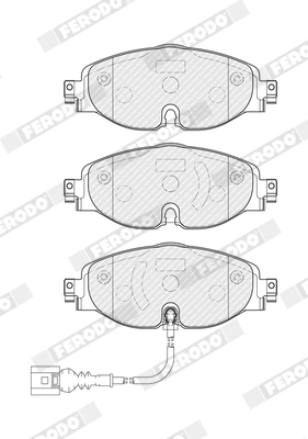 Brake Pad Set, disc brake PREMIER ECO FRICTION FDB4433