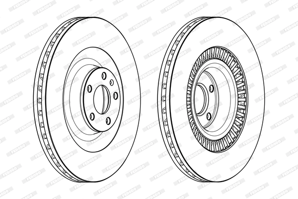 FERODO DDF1899C-1 Brake Disc
