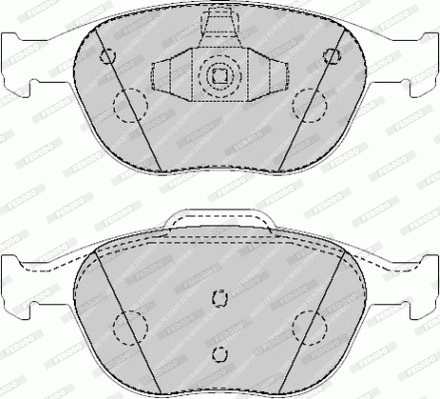 Brake Pad Set, disc brake PREMIER ECO FRICTION FVR1568