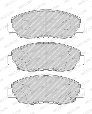 Brake Pad Set, disc brake PREMIER FDB5022