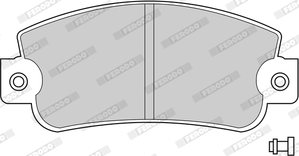 Brake Pad Set, disc brake PREMIER ECO FRICTION FDB346