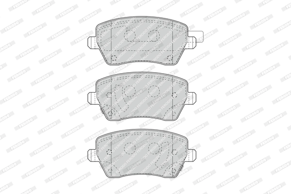 Brake Pad Set, disc brake PREMIER ECO FRICTION FDB4966