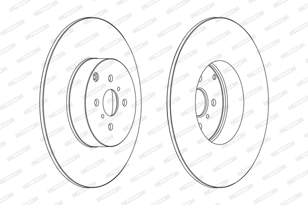 FERODO DDF1410C Brake Disc