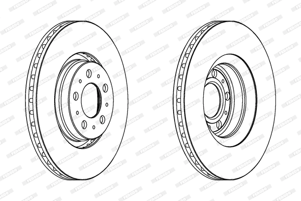 FERODO DDF1426C-1 Brake Disc