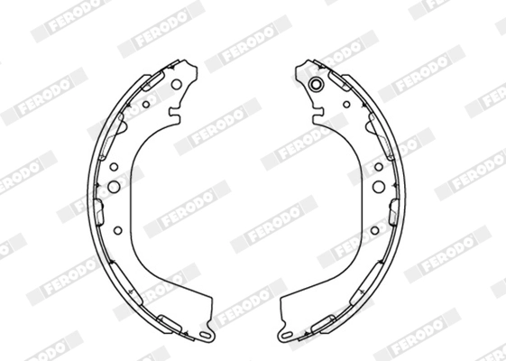 Brake Shoe Set PREMIER FSB683