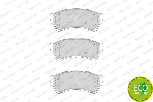 Brake Pad Set, disc brake PREMIER ECO FRICTION FDB4062