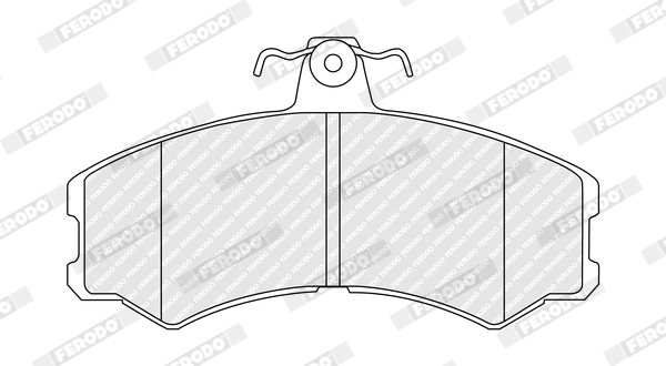 Brake Pad Set, disc brake PREMIER ECO FRICTION FDB4225