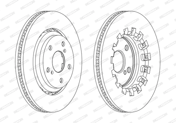 Brake Disc PREMIER DDF2268C