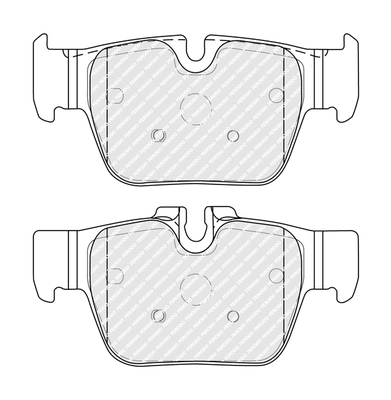 Brake Pad Set, disc brake PREMIER ECO FRICTION FDB5354