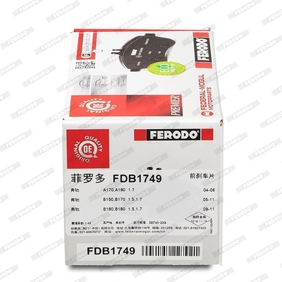 Brake Pad Set, disc brake PREMIER FDB1749