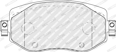 Brake Pad Set, disc brake PREMIER ECO FRICTION FDB5104