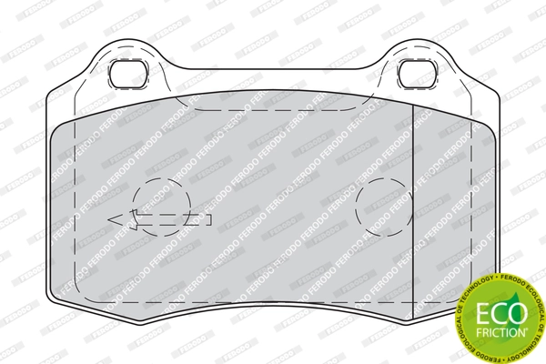 Brake Pad Set, disc brake PREMIER ECO FRICTION FDB1949