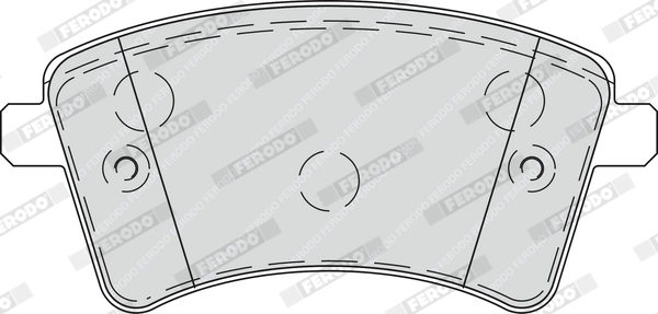 Brake Pad Set, disc brake PREMIER ECO FRICTION FDB4256