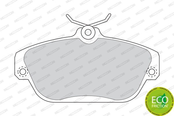 Brake Pad Set, disc brake PREMIER ECO FRICTION FDB1024