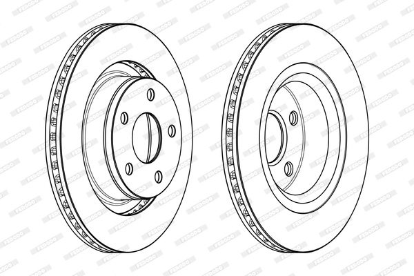 FERODO DDF2145C-1 Brake Disc