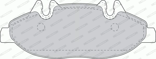 Brake Pad Set, disc brake PREMIER ECO FRICTION FVR1493