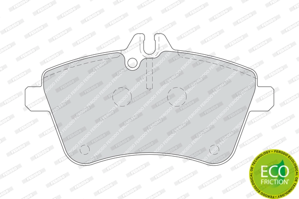 Brake Pad Set, disc brake PREMIER ECO FRICTION FDB1750