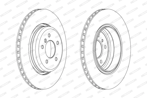 FERODO DDF2154C-1 Brake Disc
