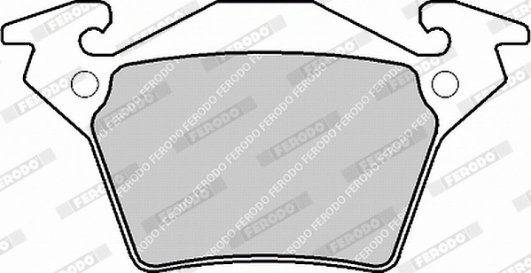 Brake Pad Set, disc brake PREMIER ECO FRICTION FVR1305