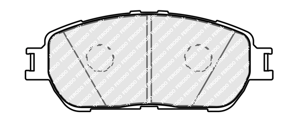 Brake Pad Set, disc brake PREMIER ECO FRICTION FDB4126