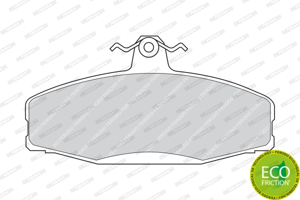 Brake Pad Set, disc brake PREMIER ECO FRICTION FDB610