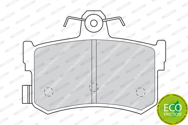 Brake Pad Set, disc brake PREMIER ECO FRICTION FDB917