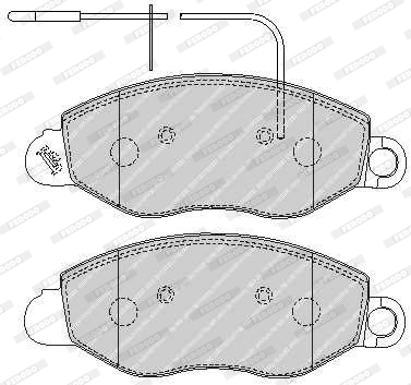 Brake Pad Set, disc brake PREMIER ECO FRICTION FVR1616