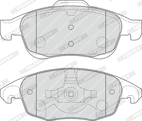 Brake Pad Set, disc brake PREMIER ECO FRICTION FDB1971