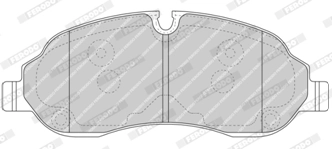 Brake Pad Set, disc brake PREMIER ECO FRICTION FVR4661