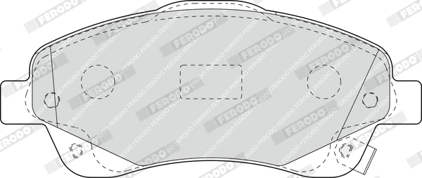 Brake Pad Set, disc brake PREMIER ECO FRICTION FDB1648