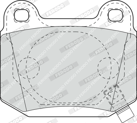 Brake Pad Set, disc brake PREMIER ECO FRICTION FDB1562