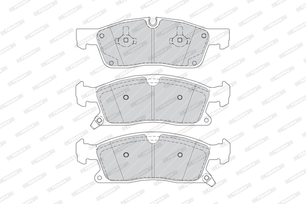 Brake Pad Set, disc brake PREMIER FDB4403