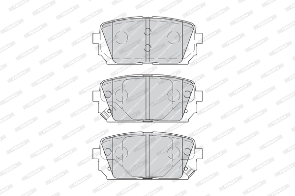Brake Pad Set, disc brake PREMIER FDB4193