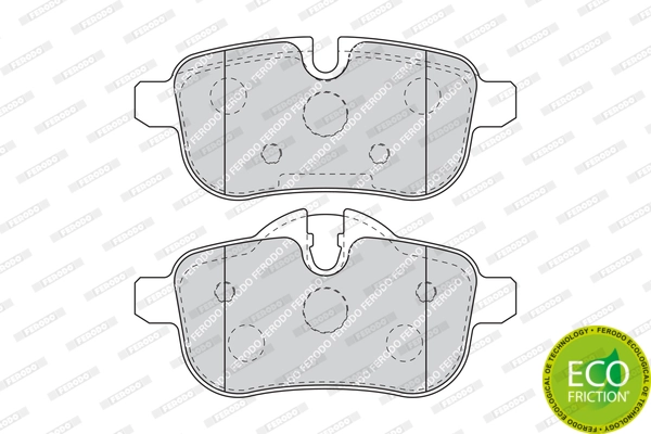 Brake Pad Set, disc brake PREMIER ECO FRICTION FDB4401