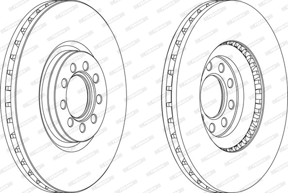 FERODO FCR317A Brake Disc