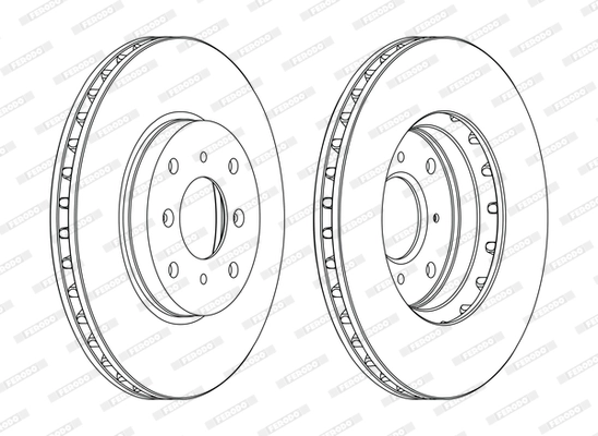 FERODO DDF1119C Brake Disc