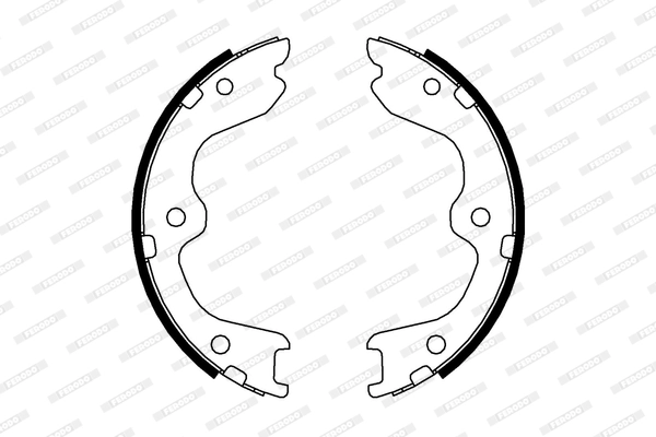 Bremsbackensatz, Feststellbremse PREMIER FSB4005