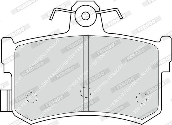 Brake Pad Set, disc brake PREMIER ECO FRICTION FDB917