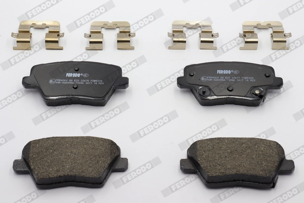 Brake Pad Set, disc brake PREMIER ECO FRICTION FDB5334
