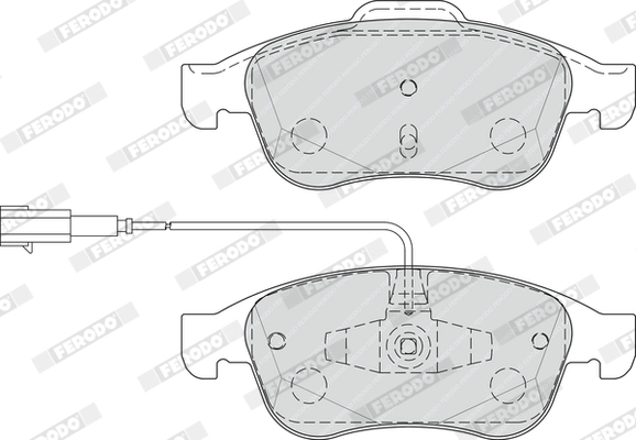 Brake Pad Set, disc brake PREMIER ECO FRICTION FDB4331