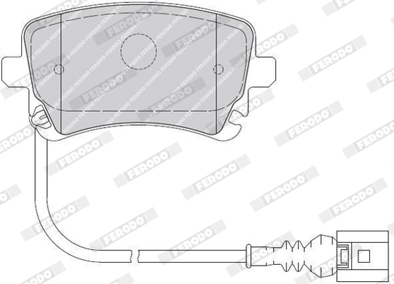 Brake Pad Set, disc brake PREMIER FVR1644