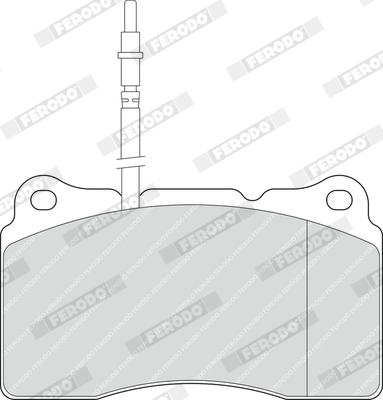 Brake Pad Set, disc brake PREMIER FDB1545