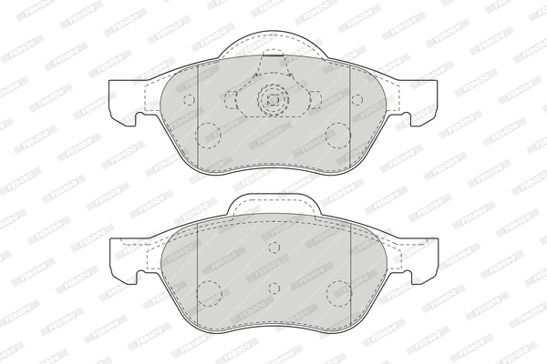 Brake Pad Set, disc brake PREMIER FDB1440