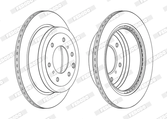 Brake Disc PREMIER DDF1965C